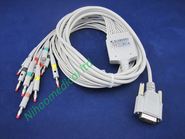 EKG226IOD Nihon Kohden ecg cable